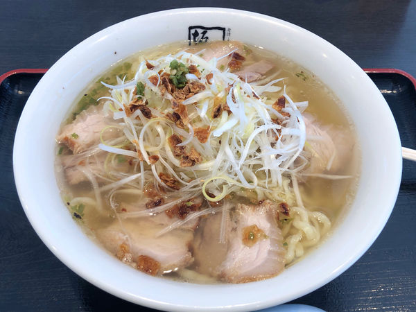 「大盛青唐ねぎ塩ラーメン　麺硬め」@喜多方ラーメン坂内 上尾店の写真