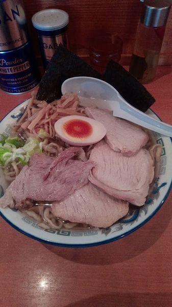「中華そば　普通　チャーシュー２枚増し」@ケンチャンラーメン 山形の写真