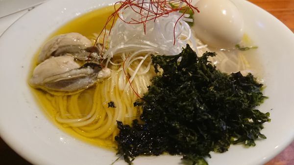 「柚子香る牡蠣塩そば」@麺屋 真心の写真