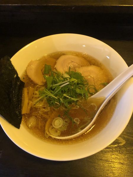 「ラーメンセット チャーシュー麺（醤油）+チャーハン」@食事処にしやまの写真