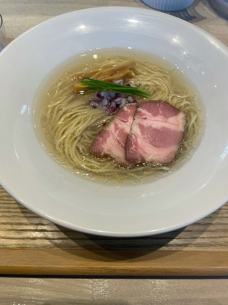 「特製中華蕎麦　塩」@宍道湖しじみ中華蕎麦 琥珀 東京本店の写真