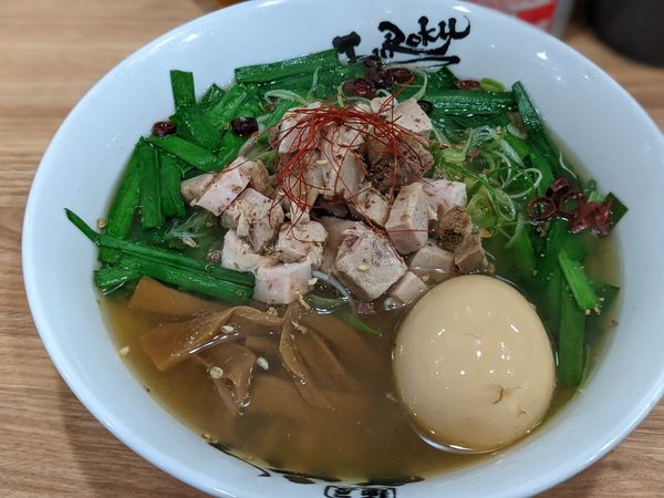 「限定ニラそば」@麺屋 丈六の写真