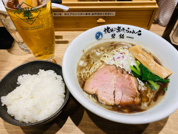 「濃厚焼きあご煮干しラーメン」@焼あご煮干しらぁめん 碧猫の写真