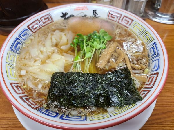 「ワンタンそば　醤油」@ちばき屋 葛西店の写真
