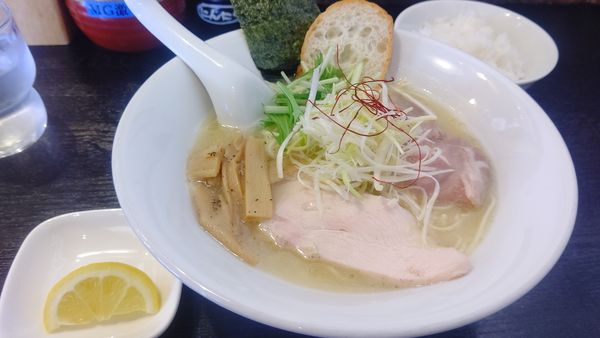 「濃厚鶏白湯（塩)880円セット３４０円？」@上気元 いただきの写真