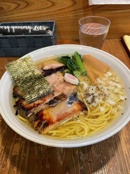 「鷄中華そば（塩）」@麺屋たつみ 喜心 狭山店の写真