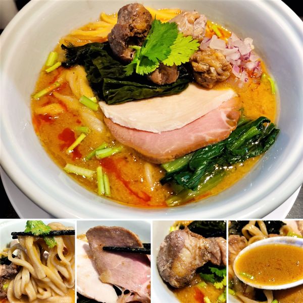 「マッサマンカレーらーめん(限定)  950円」@らーめん 三極志の写真