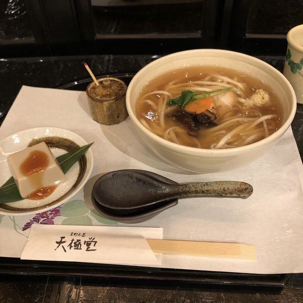 「吉野うどんセット」@吉野本葛 天極堂 奈良本店の写真