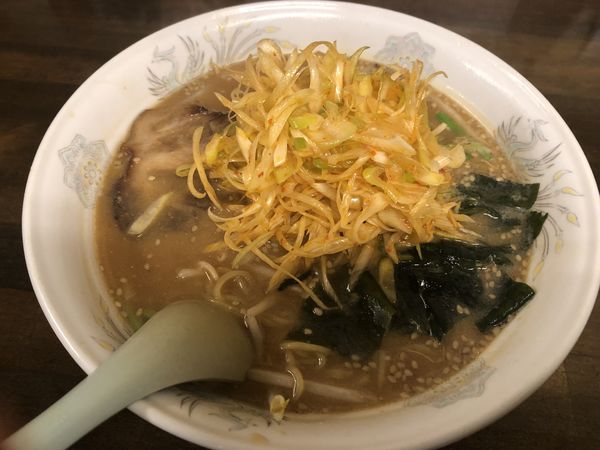 「ネギミソラーメン（大盛り）」@あかれんがの写真