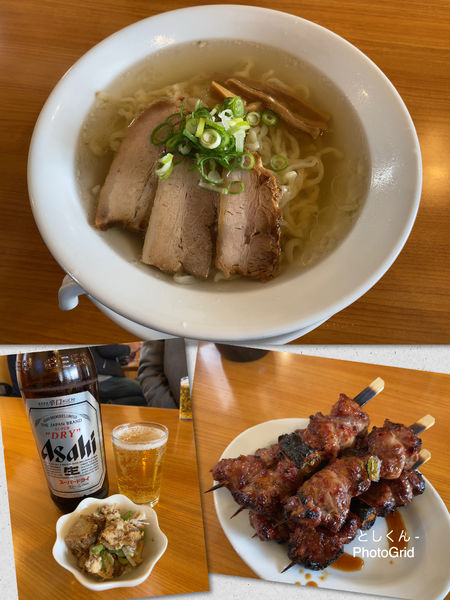 「会津山塩ラーメン（中太縮れ麺）」@うえんで食堂の写真