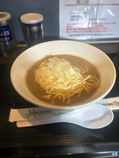 「特濃かけそば　醤油　1000円」@煮干乱舞の写真