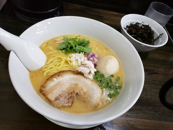 「味玉 鯛 味噌ラーメン+岩のり」@ラーメン晃煇の写真