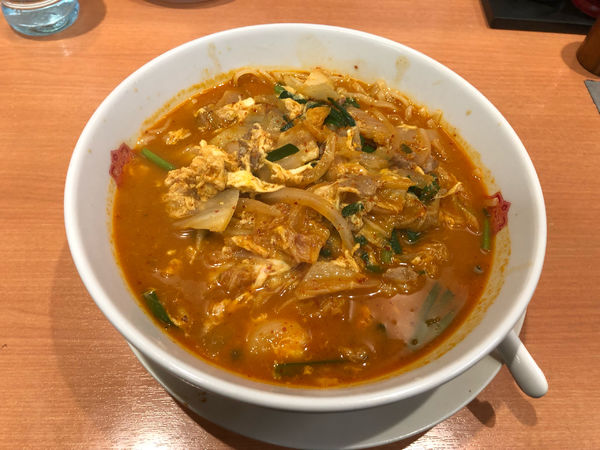 「チゲ味噌ラーメン」@日高屋 西新宿1丁目店の写真