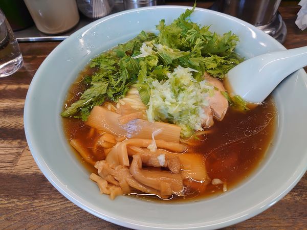 「しょうゆラーメン にんにく入り」@熊王の写真