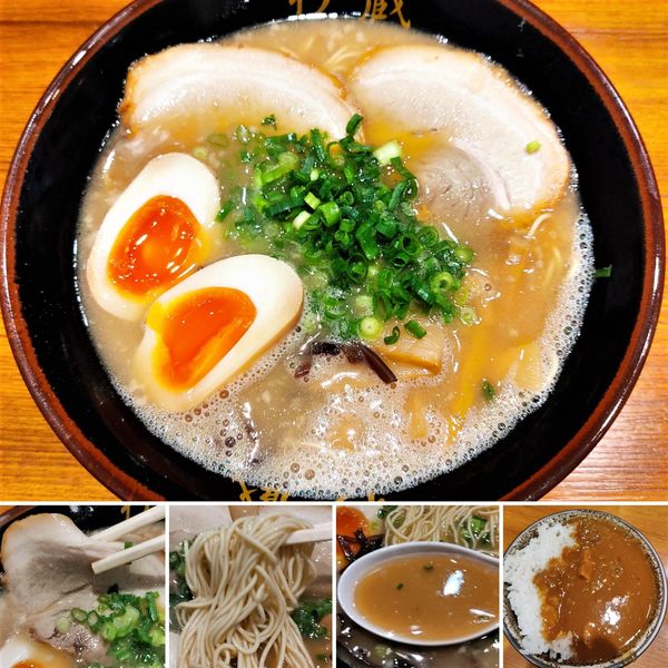 「味玉らーめん　800円」@博多とんこつラーメン わ蔵 御徒町店の写真