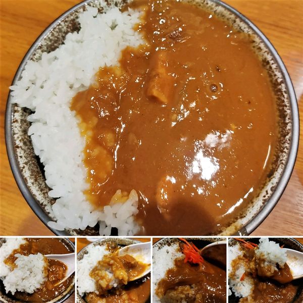 「ミニ豚カレーライス　150円」@博多とんこつラーメン わ蔵 御徒町店の写真