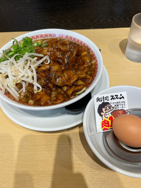 「肉汁麺　レベル2」@肉汁麺ススム 新橋店の写真