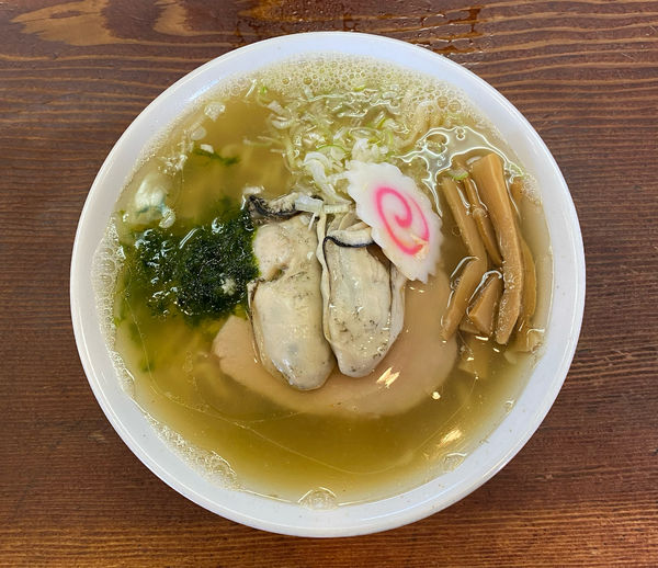 「カキ中華そば」@良温(Ra-on)の写真