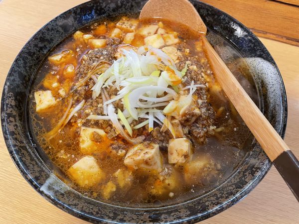 「麻婆湯麺（麻婆豆腐入りラーメン）」@楽食中華 飛燕の写真