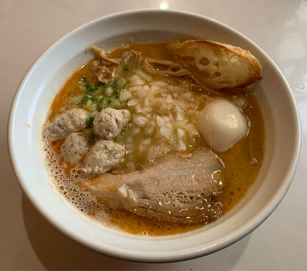 「鶏そば塩+味玉+つくね ￥830+￥100+￥120」@はりけんラーメンの写真