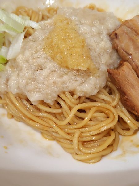 「背脂生姜の和え玉」@中華蕎麦 萌芽の写真