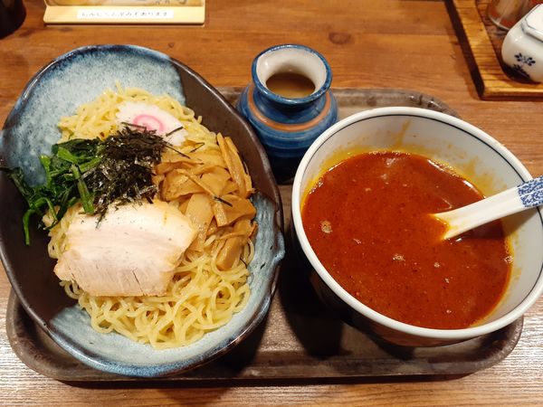 「つけそば、辛」@大雪軒 新百合ヶ丘VIVRE店の写真