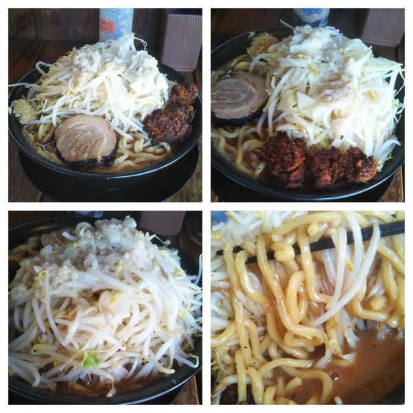 「味噌ラーメン大➕3辛」@麺や豚髭の写真