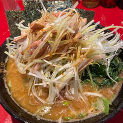 中盛　ねぎチャーシュー　硬め濃いめ多め