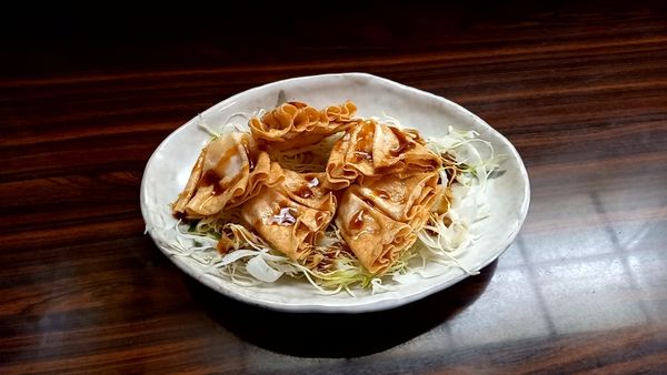 「えびギョーザ」@お食事処 灯 大田の写真