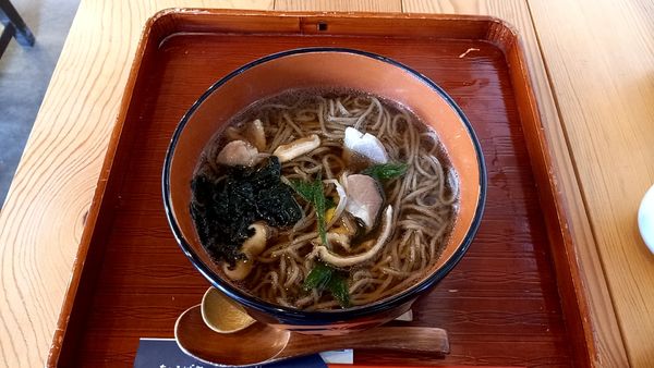 「鴨そば・温」@SOBA DINING&ちりそば処 平和亭の写真