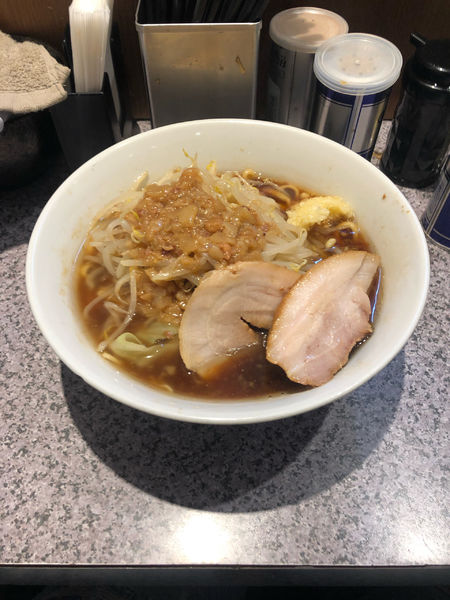 「ラーメンミニ　豚1枚」@ラーメン宮郎の写真