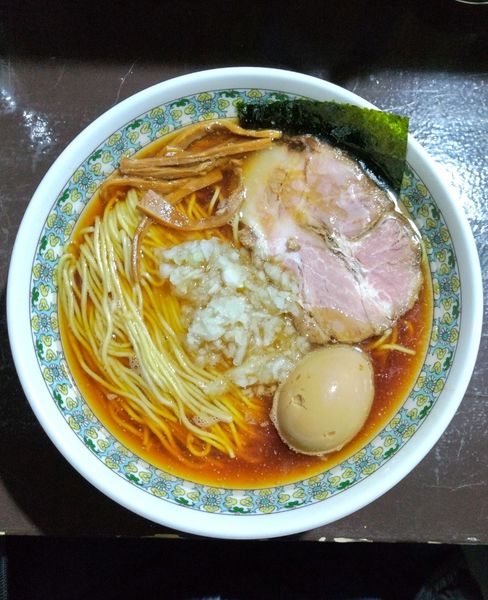 「ラーメン味玉大盛（￥680+100+C）」@中華そば 弥栄の写真