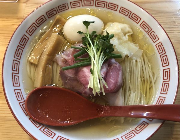 「(松)特級中華そば/白醤油」@自家製麺 くろ松の写真