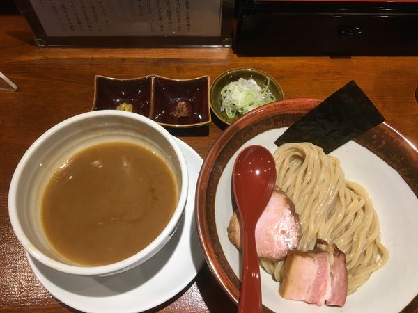 「つけ麺」@長男、ほそのたかしの写真