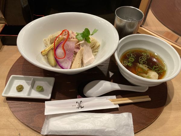 「鶏とボルチーニ茸」@銀座 篝 本店の写真