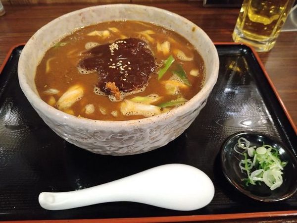 「味噌カツきしめん」@やぶ福 エスカ店の写真