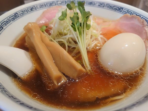 「特製中華そば」@中華そば ます田の写真