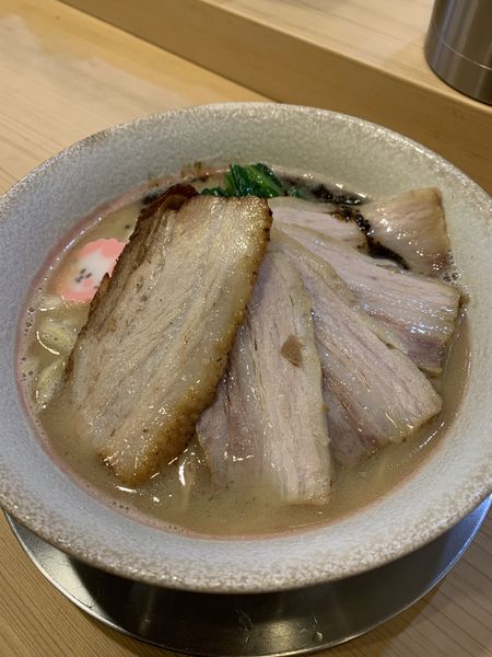 「【限定】鶏白湯800円チャーシュー200円」@中華そば すばる食堂の写真