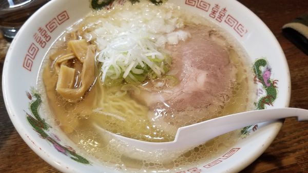 「朝専用中華そば　塩」@らあめん 寸八 総本店の写真