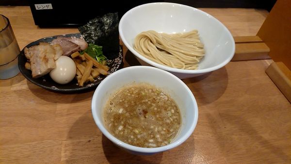 「濃厚醤油つけ麺＋湯咲盛」@麺処 湯咲の写真