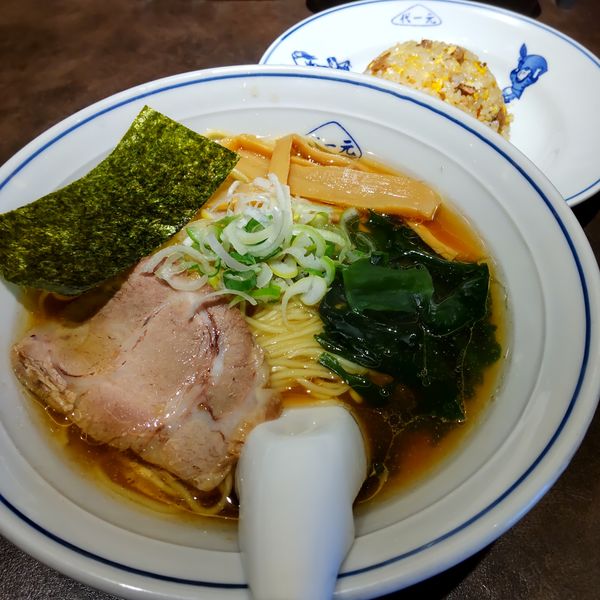 「中華そばセット（￥980）」@代一元 総本店の写真