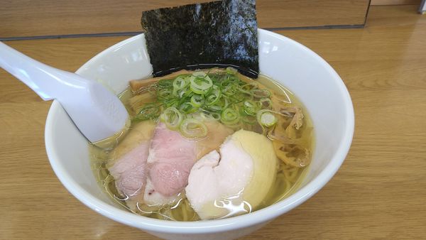 「【限定】W地鶏の中華そば(塩)¥950-」@中華そば 栃木阿波家の写真