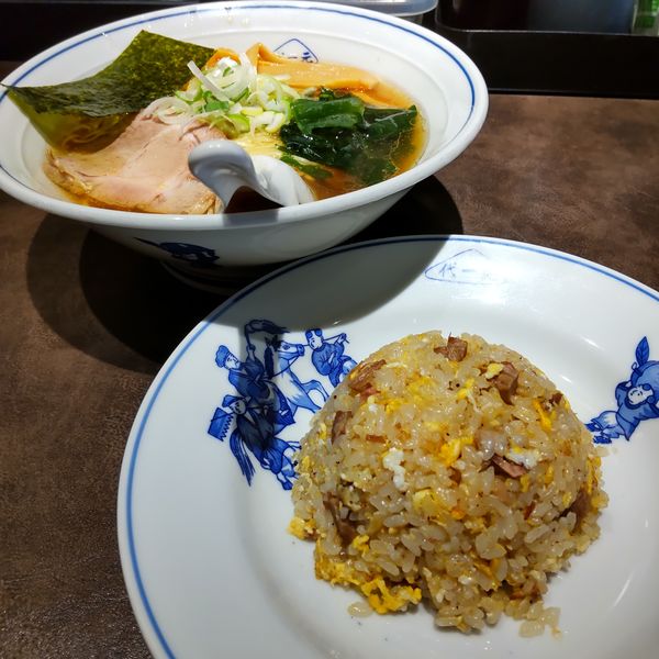 「中華そばセット（￥980）」@代一元 総本店の写真