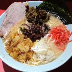 豚骨博多ラーメン(限定)+替え玉