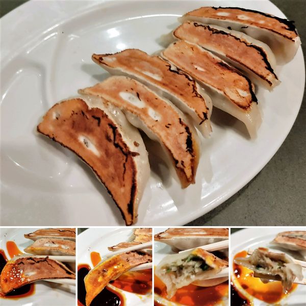 「餃子(6個)　500円」@中華料理 雁川の写真