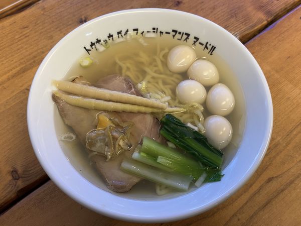 「潮らぁ麺＋うずら卵」@Tokyo Bay Fisherman's noodleの写真