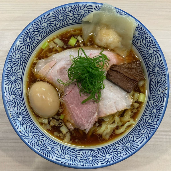 「特製手打中華蕎麦（醤油）」@手打中華蕎麦 亀庵の写真
