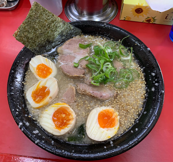 「塩チャーシューメン+玉子+玉子 ￥740+￥60+￥60」@ラーメン力○の写真