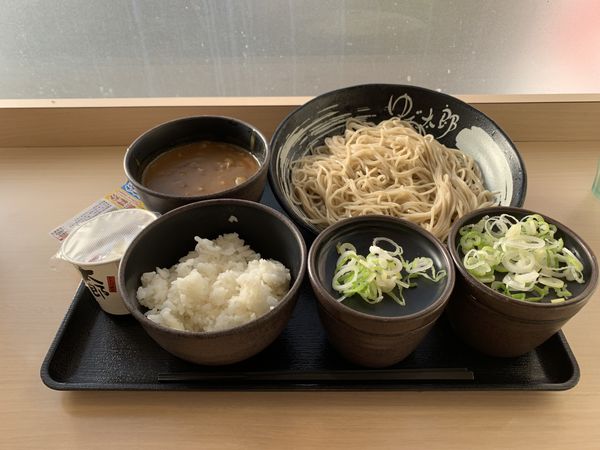 「納豆ご飯セット・冷（390円）」@ゆで太郎 馬橋店の写真