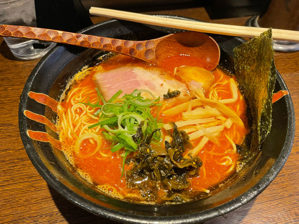 「辛細麺」@麺処 むささんじんの写真